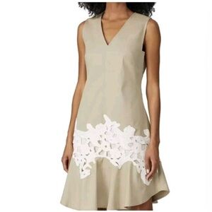 Derek Lam lace inset sleeveless dress sz 46IT/ US 10